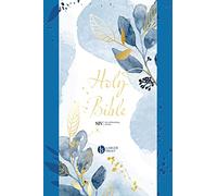 NIV Larger Print Blue Soft-tone Bible with Zip (New International Version)