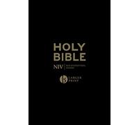 NIV Larger Print Personal Black Leather Bible (New International Version)
