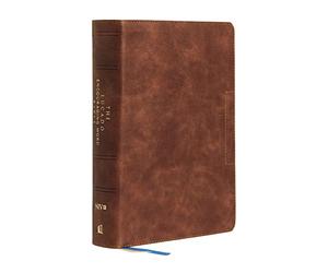 Niv, Lucado Encouraging Word Bible, Brown, Leathersoft, Comfort Print: Holy Bible, New International Version