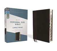 Niv, Personal Size Bible, Large Print, Leathersoft, Black, Red Letter, Thumb Indexed, Comfort Print: New International Version, Black, Leathersoft, Personal Size, Red Letter, Comfort Print