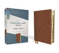 Niv, Personal Size Bible, Large Print, Leathersoft, Brown, Red Letter, Thumb Indexed, Comfort Print: New International Version, Brown, Leathersoft, ... Red Letter, Thumb Indexed, Comfort Print