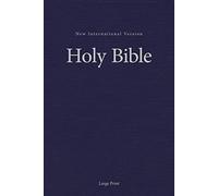 New International Version – Pew and Worship Bible – Large Print – Hardcover, Blue