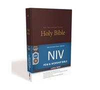 NIV, Pew and Worship Bible, Large Print, Hardcover, Burgundy: New International Version, Burgundy