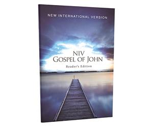 NIV, Pocket Gospel of John, Reader's Edition, Paperback