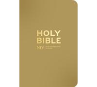 NIV Pocket Latte Bible with Gold Zip