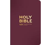 NIV Pocket Mulberry Bible with Gold Zip