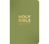 NIV Pocket Olive Green Bible with Gold Zip