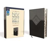 Niv, Premium Gift Bible, Leathersoft, Black/Gray, Red Letter Edition, Indexed, Comfort Print: New International Version, Black/Gray, Leathersoft: Premium Gift Bible: Red Letter Edition