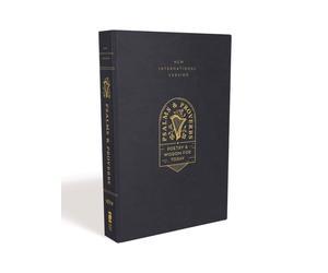 NIV, Psalms and Proverbs, Leathersoft over Board, Navy, Comfort Print: Poetry an