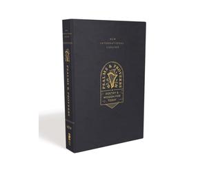 NIV, Psalms and Proverbs, Leathersoft over Board, Navy, Comfort Print: Poetry an