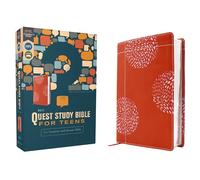 Niv, Quest Study Bible for Teens, Leathersoft, Coral, Comfort Print: The Question and Answer Bible
