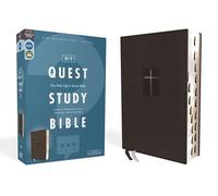 NIV Quest Study Bible – The Only Q and A Study Bible – Leathersoft, Black, Indexed, Comfort Print