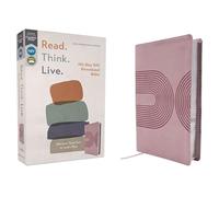 Niv, Read. Think. Live., Leathersoft, Pink, Comfort Print: 365-Day NIV Devotional Bible - Discover Your Part in God's Plan