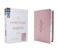 Niv, Spiritual Habits Bible, Leathersoft, Pink, Red Letter, Comfort Print: Learn to Live a Gospel-Centered Life