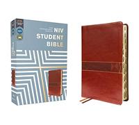 Niv, Student Bible, Leathersoft, Brown, Thumb Indexed, Comfort Print: New International Version, Brown, Leathersoft, Comfort Print