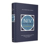 NIV Study Bible – Fully Revised Edition – Hardcover, Red Letter, Comfort Print