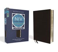 NIV Study Bible, Fully Revised Edition, Large Print, Bonded Leather, Black, Red Letter, Comfort Print: New International Version, Black Bonded Leather, Red Letter, Comfort Print
