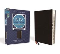 NIV Study Bible, Fully Revised Edition, Large Print, Bonded Leather, Black, Red Letter, Thumb Indexed, Comfort Print: New International Version, Black Bonded Leather, Red Letter, Comfort Print