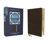 NIV Study Bible, Fully Revised Edition (Study Deeply. Believe Wholeheartedly.), Genuine Leather, Calfskin, Brown, Red Letter, Comfort Print: New ... Red Letter, Comfort Print, Ribbon Marker