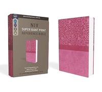 NIV, Super Giant Print Reference Bible, Giant Print, Imitation Leather, Pink, Red Letter Edition: New International Version, Pink, Super Giant Print Reference, Leathersoft