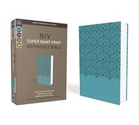 NIV, Super Giant Print Reference Bible, Imitation Leather, Blue, Red Letter Edition: New International Version, Turquoise Leathersoft