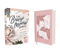 Niv, the Busy Mom's Bible, Leathersoft Over Board, Pink, Red Letter, Comfort Print: Daily Inspiration Even If You Only Have One Minute