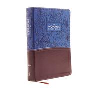 NIV, the Woman's Study Bible, Imitation Leather, Blue/Brown, Full-Color: Receiving God's Truth for Balance, Hope, and Transformation