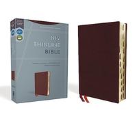 NIV, Thinline Bible, Bonded Leather, Burgundy, Indexed, Red Letter Edition: New International Version, Burgundy Bonded Leather Thinline Bible: Red Letter Edition