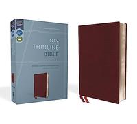 NIV, Thinline Bible, Bonded Leather, Burgundy, Red Letter Edition: New International Version, Thinline, Burgundy, Red Letter Edition