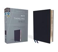NIV, Thinline Bible, Bonded Leather, Navy, Red Letter Edition: New International Version, Navy, Bonded Leather, Thinline, Red Letter