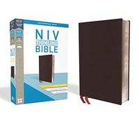 NIV, Thinline Bible, Giant Print, Bonded Leather, Burgundy, Indexed, Red Letter Edition: New International Version, Thinline, Giant Print, Burgundy Bonded Leather, Red Letter Edition