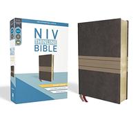 NIV, Thinline Bible, Giant Print, Imitation Leather, Brown/Tan, Red Letter Edition: New International Version, Chocolate / Tan, Leathersoft, Thinline, Giant Print