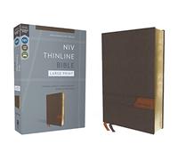 Niv, Thinline Bible, Large Print, Cloth Flexcover, Gray, Red Letter, Comfort Print: New International Version, Thinline, Gray, Flexcover, Red Letter, Comfort Print