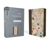 Niv, Thinline Bible, Large Print, Leathersoft, Floral, Zippered, Red Letter, Comfort Print: Niv, Thinline Bible, Leathersoft, Floral, Zippered, Red Letter, Comfort Print