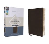 Niv, Thinline Bible, Passaggio Setting, Leathersoft, Black, Red Letter, Comfort Print: Elegantly Uniting Single and Double Columns Into One Passaggio Setting Bible Design