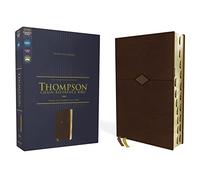Niv, Thompson Chain-Reference Bible, Leathersoft, Brown, Red Letter, Thumb Indexed, Comfort Print: New International Version, Leathersoft, Brown, Thompson Chain-reference Bible