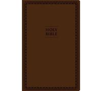 NIV, Value Thinline Bible, Imitation Leather, Brown: New International Version, Chocolate Leathersoft Value Thinline Bible