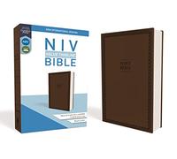 NIV, Value Thinline Bible, Imitation Leather, Brown: New International Version, Chocolate Leathersoft Value Thinline Bible