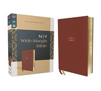 Niv, Wide Margin Bible (a Bible That Welcomes Note-Taking), Leathersoft, Brown, Red Letter, Comfort Print: New International Version, Brown, Leathersoft, Wide-Margin, Red Letter, Comfort Print