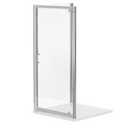 Niva 6 Pivot Door Shower Enclosure | Chrome | Glass/Aluminium | 900mm x 1000mm