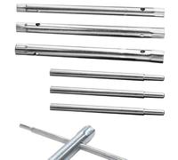 Nivalora 6PCS Tap Spanner Set with Tommy Bar, Dual-Ended Box Spanner Set, Metric Tap Wrench for Tight Space Basin Fixing and Back Nut Installation for Water Taps, 8x9mm 10x11mm 12x13mm