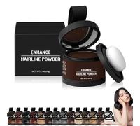 Nivaro Polvo, Nivaro Polvo Densificador InstantáNeo, Nivaropolvo Capilar Para Hombre, Hair Shadow Powder for Women, Sweat-Proof, Long- Lasting (#06Dark Brown-01)