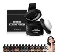 Nivaro Polvo, Nivaro Polvo Densificador InstantáNeo, Nivaropolvo Capilar Para Hombre, Hair Shadow Powder for Women, Sweat-Proof, Long- Lasting (#03Black-01)