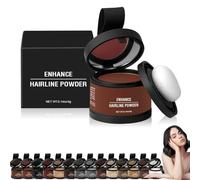 Nivaro Polvo, Nivaro Polvo Densificador InstantáNeo, Nivaropolvo Capilar Para Hombre, Hair Shadow Powder for Women, Sweat-Proof, Long- Lasting (#02Auburn-01)