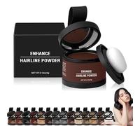 Nivaro Polvo, Nivaro Polvo Densificador InstantáNeo, Nivaropolvo Capilar Para Hombre, Hair Shadow Powder for Women, Sweat-Proof, Long- Lasting (#09Hazel Brown-01)