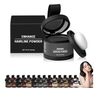 Nivaro Polvo, Nivaro Polvo Densificador InstantáNeo, Nivaropolvo Capilar Para Hombre, Hair Shadow Powder for Women, Sweat-Proof, Long- Lasting (#07Dark Gray-01)