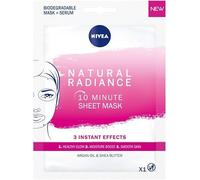 NIVEA 10 Minute Natural Radiance Sheet Mask, Pack of 15