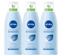 Nivea 2 in 1 Cleanser and Toner Daily Essentials 3 x 200ml