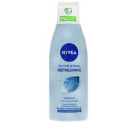 NIVEA 2-in-1 Refreshing Milk & Toner (200ml), Face Cleanser Vitamin E - 3 PACK
