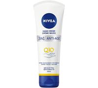 NIVEA 3-in-1 anti-ageing Q10 hand cream (100 ml), hand care helps reduce wrinkles, skin cream with UV filter for normal to dry hands